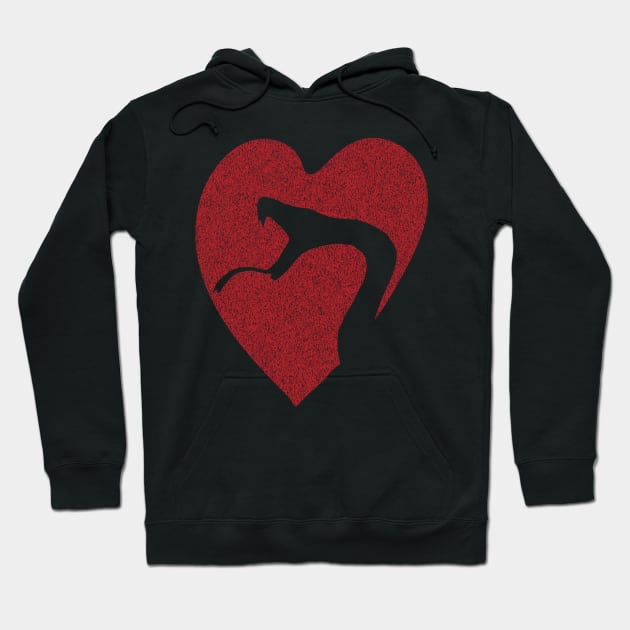 Minimalistic Untameable Heart Hoodie by pelagio